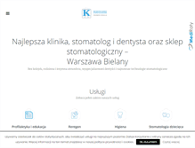 Tablet Screenshot of klinikastomatologiczna.pl